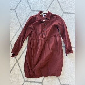 Nine West Women's Button-Front Dress in Deep Burgundy